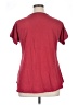 Unbranded Burgundy Short Sleeve Top Size XL (estimated) - photo 2