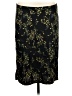 BCBG 100% Polyester Print Black Casual Skirt Size M - photo 1