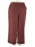 Max Studio Solid Burgundy Casual Pants Size 2X - photo 1