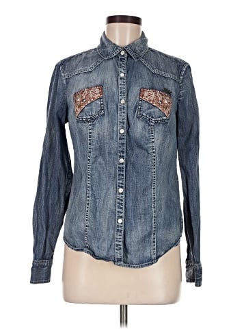 Harley Davidson Long Sleeve Button-Down Shirt (view 1)