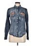 Harley Davidson 100% Cotton Blue Long Sleeve Button-Down Shirt Size M - photo 1