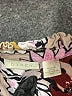 Hinge 100% Viscose Floral Ivory Long Sleeve Blouse Size XS - photo 7