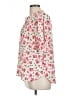 Rose + Olive 100% Polyester Floral Pink 3/4 Sleeve Blouse Size L - photo 5