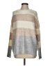 Fate Color Block Tan Pullover Sweater Size S - photo 1