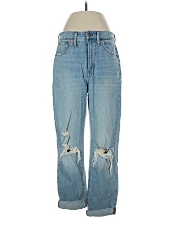 Madewell The Perfect Vintage Jean in Grandbay Wash: Destructed Edition (view 1)