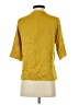 Vince. Yellow Short Sleeve Blouse Size XXS - photo 2
