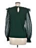 Ann Taylor LOFT Green Long Sleeve Blouse Size M - photo 2