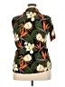 Assorted Brands Tropical Green Short Sleeve Blouse Size 2X - photo 2