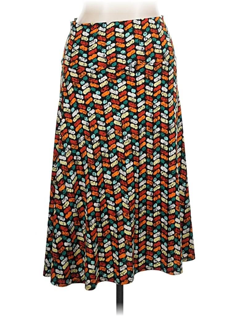 Pre-owned Lularoe Casual Skirt In Orange