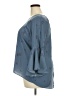 LC Lauren Conrad 100% Polyester Blue Long Sleeve Blouse Size XXL - photo 5
