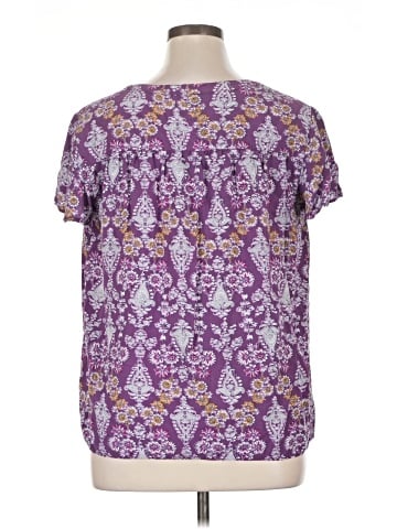 St. John's Bay Short Sleeve Blouse (view 2)