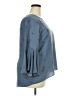 LC Lauren Conrad 100% Polyester Blue Long Sleeve Blouse Size XXL - photo 4