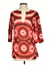 Tory Burch Red 3/4 Sleeve Top Size 2 - photo 1