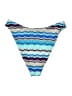 River Island 100% Polyester Print Blue Swimsuit Bottoms Size 6 - photo 2