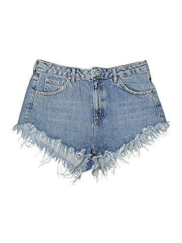 Topshop Denim Shorts (view 1)