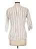 AP.NY 100% Linen Ivory 3/4 Sleeve Blouse Size L - photo 2