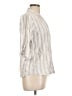 AP.NY 100% Linen Ivory 3/4 Sleeve Blouse Size L - photo 4