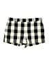 Ann Taylor LOFT 100% Cotton Checkered-gingham Black Shorts Size 12 Petite - photo 1
