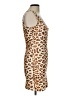 Unbranded Animal Print Tan Cocktail Dress Size L - photo 4
