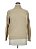 Studio Works 100% Acrylic Solid Tan Turtleneck Sweater Size 1X - photo 1