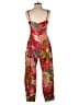 FARM Rio 100% Linen Tropical Red Jumpsuit Size S - photo 2