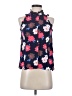 Gibson 100% Rayon Blue Sleeveless Blouse Size XS - photo 1