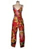 FARM Rio 100% Linen Tropical Red Jumpsuit Size S - photo 1