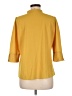 Assorted Brands 100% Polyester Yellow 3/4 Sleeve Blouse Size M - photo 2