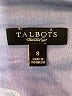 Talbots Blue 3/4 Sleeve Button-Down Shirt Size 8 - photo 7