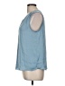 Hilary Radley 100% Polyester Blue Sleeveless Blouse Size M - photo 5
