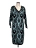 Assorted Brands Paisley Teal Cocktail Dress Size L - photo 1