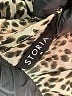 Storia 100% Rayon Animal Print Tan Jumpsuit Size M - photo 4