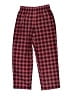 Lands' End 100% Polyester Plaid Red Casual Pants Size 14 - photo 1