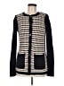 Tory Burch 100% Cotton Houndstooth Black Cardigan Size M - photo 1