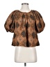 The Great. Brown 3/4 Sleeve Blouse Size XS (0) - photo 1