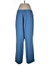 Intempo 100% Polyester Solid Blue Casual Pants Size L - photo 2
