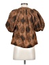 The Great. Brown 3/4 Sleeve Blouse Size XS (0) - photo 2