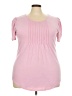 Ofeefan Pink Short Sleeve Top Size XXL - photo 1