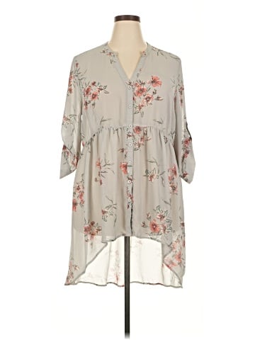 Torrid 3/4 Sleeve Blouse (view 1)