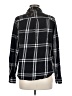 Hurley 100% Cotton Plaid Black Long Sleeve Button-Down Shirt Size M - photo 2