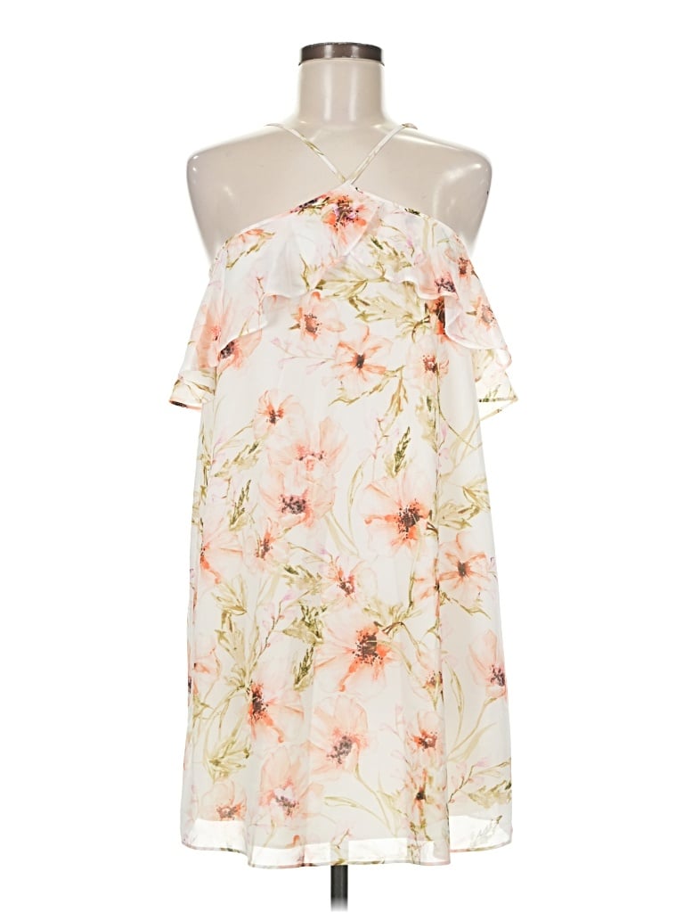 Pre-owned Haute Hippie Cocktail Dress In Ivory