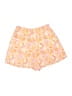 Louna 100% Polyester Paisley Yellow Shorts Size M - photo 2