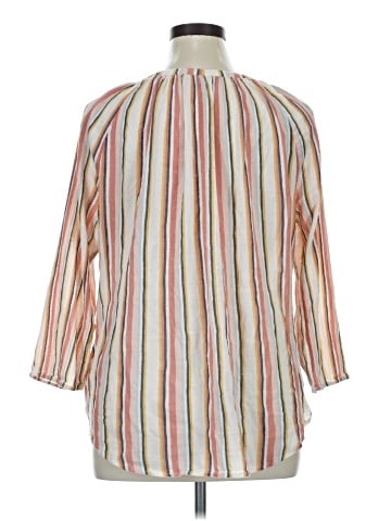 Chaps 3/4 Sleeve Blouse (view 2)