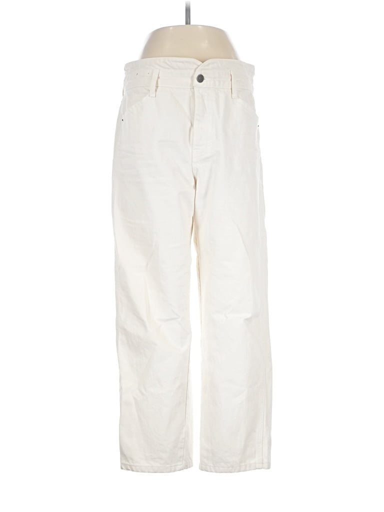Pre-owned Veronica Beard Jeans Jeans In Ivory