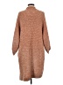 Listicle 100% Polyester Brown Cardigan Size M - photo 2