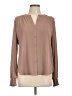 Bellatrix 100% Polyester Brown Long Sleeve Blouse Size L - photo 1