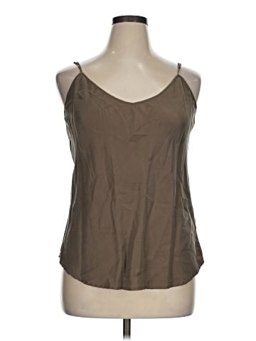 Garnet Hill Sleeveless Silk Top (view 1)