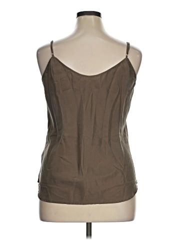 Garnet Hill Sleeveless Silk Top (view 2)