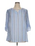 Catherines Blue 3/4 Sleeve Blouse Size 0X - photo 1