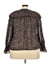 Who What Wear 100% Polyester Brown Long Sleeve Blouse Size XXL - photo 2